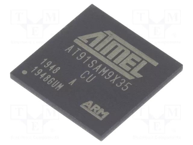 IC: ARM microprocessor; ARM926; 0.9÷1.1VDC; SMD; LFBGA217; PWM: 4 MICROCHIP TECHNOLOGY AT91SAM9X35-CU