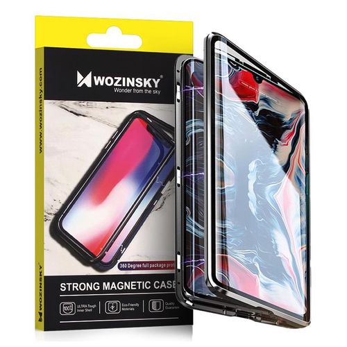 Wozinsky Full Magnetic Case Full Body Front and Back Cover with built-in glass for Samsung Galaxy A72 4G black-transparent, Wozinsky 5907769317927 5907769317927