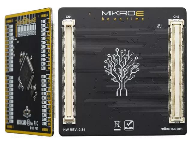 Multiadapter; Comp: PIC18F86K22; prototype board; Fusion v8 MIKROE MIKROE-4029