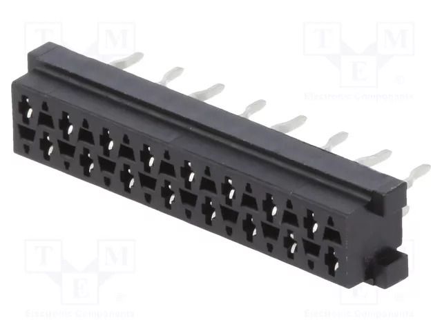 Connector: Micro-MaTch; socket; female; PIN: 16; straight; THT; 2x8 TE Connectivity 1-2178710-6/C