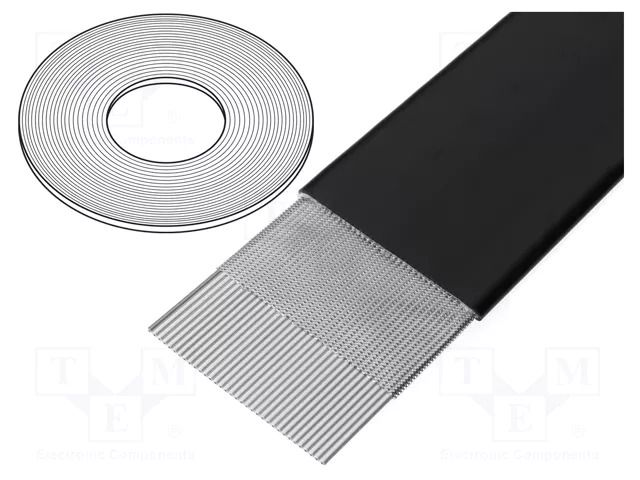 Wire: ribbon; 1.27mm; stranded; Cu; braid made of copper wires 3M 3517-10