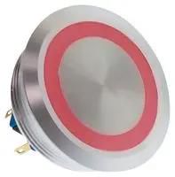 VANDAL RESISTANT SW, DPDT, 2A, 48V, RED PV10F2U0SS-311