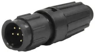 CIRCULAR CONN, PLUG, 6POS, CRIMP W8280-6PG-P-528