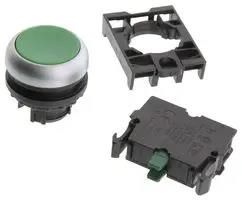 PB SWITCH, SPST-NO, 3A, 24VDC, PANEL M22-D-G/K10