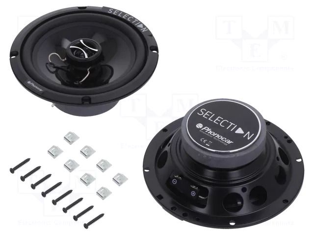 Car loudspeakers; two-way; 165mm; 90W; 80÷20000Hz; 4Ω PHONOCAR PHONOCAR-02046