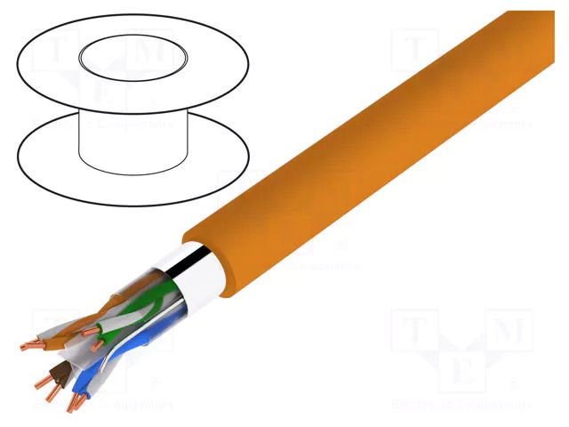 Wire; BiTLAN,F/UTP; 4x2x23AWG; 6; wire; Cu; data transmission BITNER BITNER-TI0050