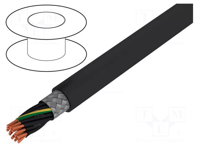 Wire; ÖLFLEX® CLASSIC 115 CY BK; 18G0.75mm2; PVC; black LAPP CL115CY-BK-18G0.75