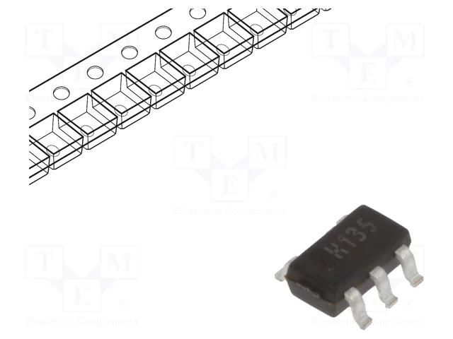 IC: voltage regulator; LDO,linear,adjustable; 1.235÷15.65V; SMD MAXLINEAR SPX5205M5-L/TR