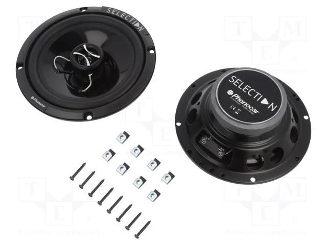 Car loudspeakers; two-way; 165mm; 90W; 70÷19000Hz; 4Ω PHONOCAR PHONOCAR-02045