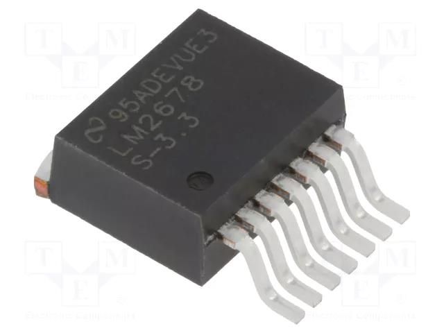 PMIC; DC/DC converter; Uin: 8÷40VDC; Uout: 3.3VDC; 5A; TO263-7; SMD TEXAS INSTRUMENTS LM2678S-3.3/NOPB