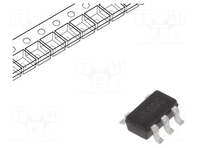 IC: power switch; high-side,USB switch; 0.5A; Ch: 1; P-Channel; SMD DIODES INCORPORATED AP2151WG-7