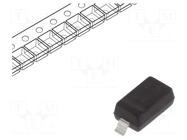 Diode: switching; SMD; 75V; 0.25A; 4ns; SOD123; Ufmax: 1V; Ifsm: 0.5A VISHAY 1N4151W-E3-08