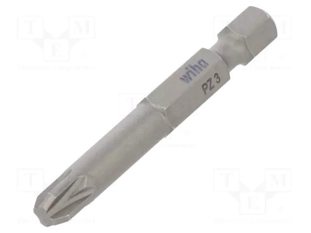 Screwdriver bit; Pozidriv®; PZ3; Overall len: 50mm; PROFESSIONAL WIHA WIHA.33708