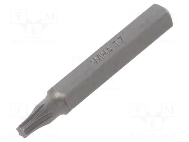 Screwdriver bit; Torx®; TX07; Overall len: 28mm; MICRO WIHA WIHA.40634