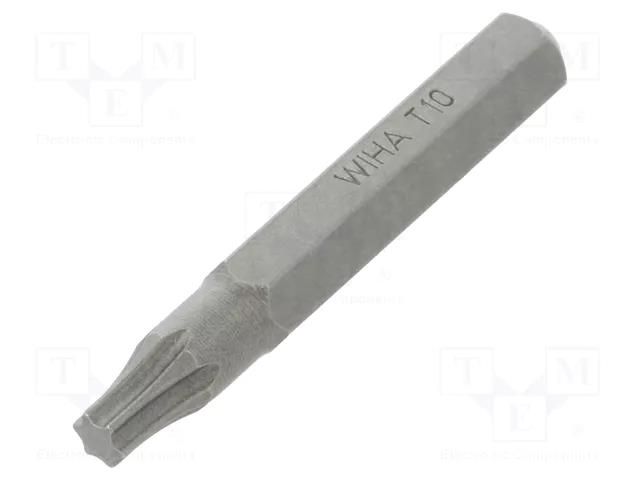 Screwdriver bit; Torx®; TX10; Overall len: 28mm; MICRO WIHA WIHA.40637