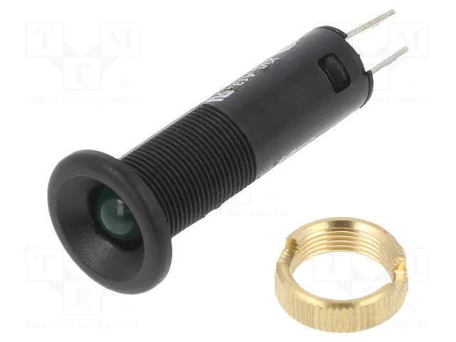 Indicator: LED; flat; green; 24VDC; Ø8mm; IP40; connectors; plastic SCHNEIDER ELECTRIC XVLA133