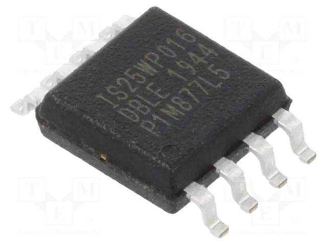 IC: FLASH memory; 16MbFLASH; DTR,QPI,SPI; 133MHz; 1.65÷1.95V; SO8 ISSI IS25WP016D-JBLE
