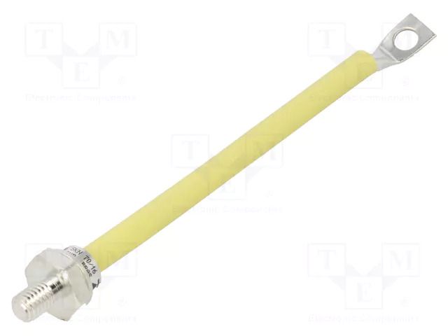 Diode: rectifying; 1.6kV; 72A; anode to stud; E12; M8; screw type SEMIKRON DANFOSS SKN70/16