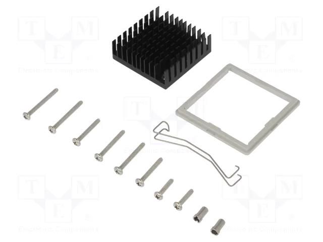 Heatsink: extruded; grilled; black; L: 42mm; W: 42mm; H: 14.5mm Advanced Thermal Solutions ATS-61425K-C1-R0