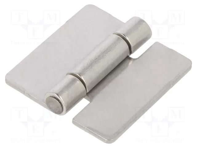Hinge; Width: 30mm; stainless steel; H: 30mm; for welding ELESA+GANTER GN136NI30-30-A