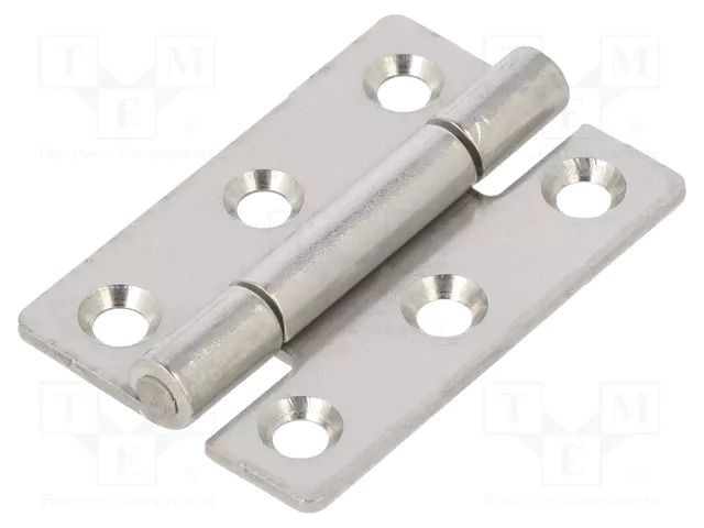 Hinge; Width: 30mm; stainless steel; H: 45mm ELESA+GANTER GN136NI30-45-C