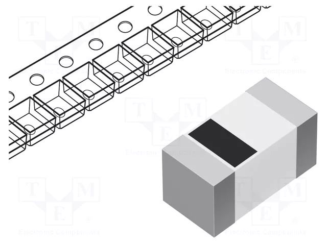Inductor: ceramic; SMD; 0402; 3.3nH; 300mA; 200mΩ Viking CL02ST3N3-S