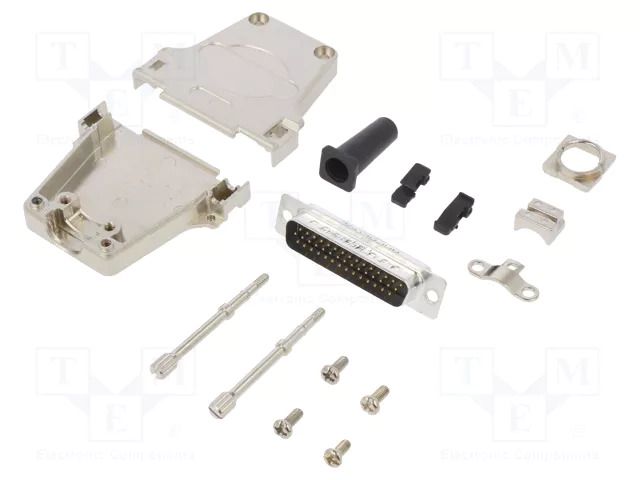 Connector: D-Sub HD; PIN: 44; male; straight; soldering; for cable AMPHENOL COMMUNICATIONS SOLUTIONS DTZF-LJSRG-44MHSL