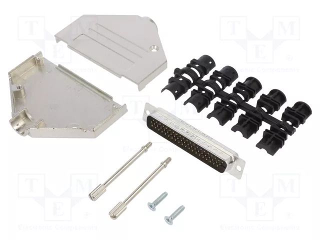 Connector: D-Sub HD; PIN: 62; male; straight; soldering; for cable AMPHENOL COMMUNICATIONS SOLUTIONS DTZK-62MHSL