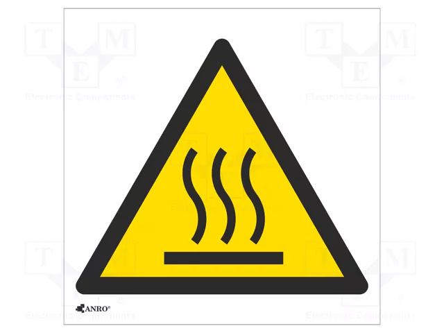 Safety sign; warning; self-adhesive folie; W: 200mm; H: 300mm ANRO IW/017/C/F