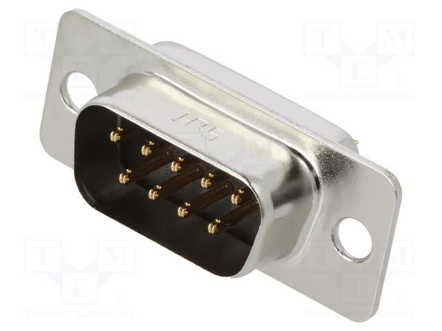 Connector: D-Sub; PIN: 9; socket; male; for panel mounting; THT; SD HIROSE SDEB-9P-55