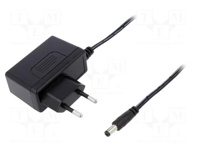 Power supply: switching; mains,plug-in; 7.5VDC; 1.6A; 12W; 82% MEAN WELL GSM12E07-P1J