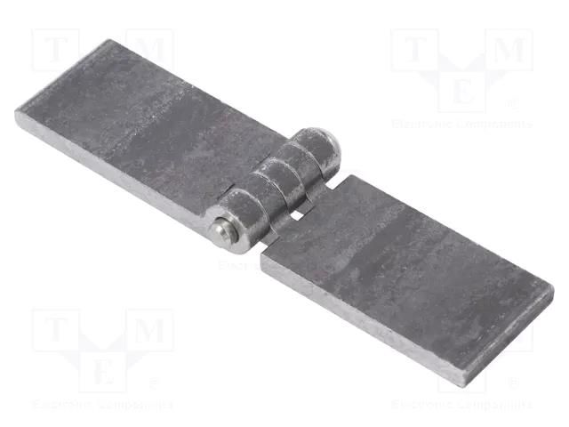 Hinge; Width: 120mm; steel; H: 30mm; without coating,for welding ELESA+GANTER GN1366ST120-30A-BL