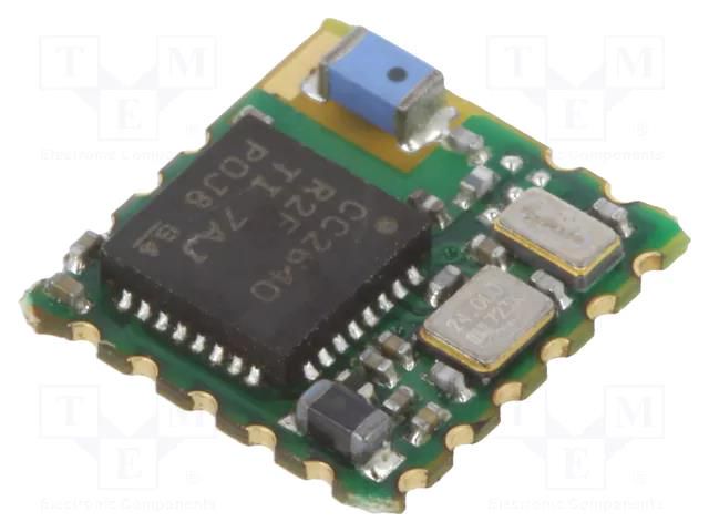 Module: Bluetooth Low Energy; Bluetooth: 4.1; 2dBm; GPIO,JTAG; SMD RADIOCONTROLLI RC-CC2640-A