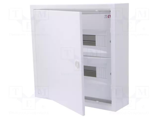 Enclosure: for modular components; IP30; light grey; steel; WRP ETI POLAM ETI-WRP18-2
