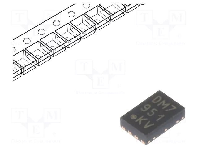 IC: operational amplifier; 1MHz; Ch: 2; TDFN8; 1.8÷5.5VDC; IB: 50pA MICROCHIP TECHNOLOGY MCP6V67T-E/MNY