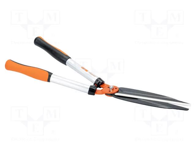 Cutters; for hedge; L: 540mm; steel; Handle material: aluminum BAHCO SA.PG-56-F