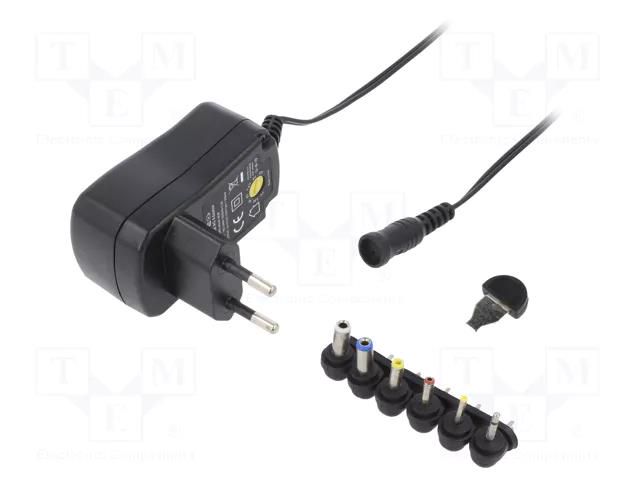Power supply: switching; mains,universal,plug-in; 3VDC,; 0.6A; 7W ESPE ESPE-06UN-W2E