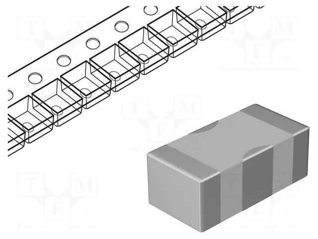 Filter: anti-interference; SMD; 0603; 1A; 16VDC; ±20%; 22nF; 180mm MURATA NFM18CC223R1C3D