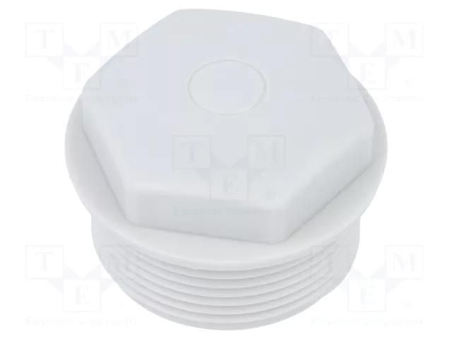 Stopper; M32; 1.5; IP54; polyetylene; grey; WN; Thread: metric HUMMEL HUMMEL-1282320050