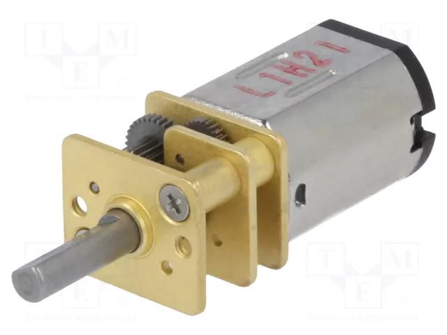 Motor: DC; with gearbox; HPCB; 12VDC; 750mA; Shaft: D spring POLOLU POLOLU-4789