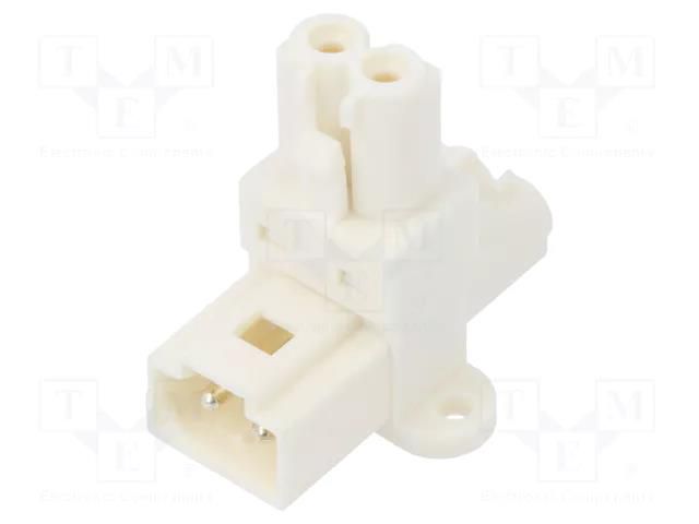 Transition: T adapter; male,female x2; EPN2; 16A; 250VAC; PIN: 2 AAG STUCCHI EPT005