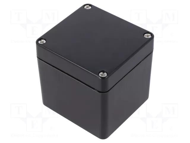 Enclosure: multipurpose; X: 75mm; Y: 80mm; Z: 75mm; polyester; black RAYCHEM RPG GRJ-04BK