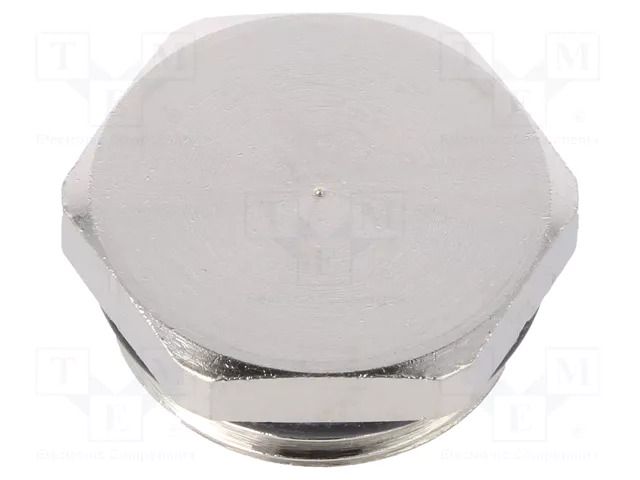 Stopper; M50; 1.5; IP68; brass; Plating: nickel; V-NE-Ms; -20÷95°C HUMMEL HUMMEL-1156500050