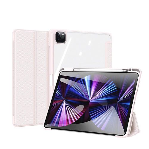 Dux Ducis Toby Armored Flip Smart Case for iPad Air 2020/2022 with Apple Pencil Holder Pink, Dux Ducis 6934913049556 6934913049556