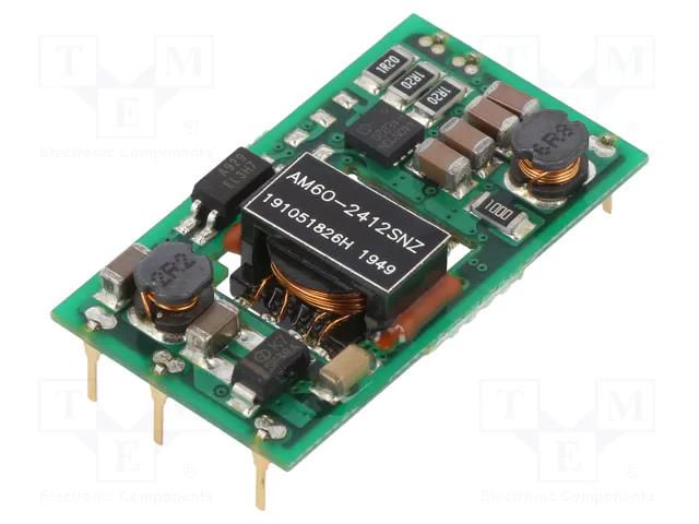 Converter: DC/DC; 6W; Uin: 18÷36VDC; Uout: 12VDC; Iout: 500mA; 500V AIMTEC AM6O-2412SNZ