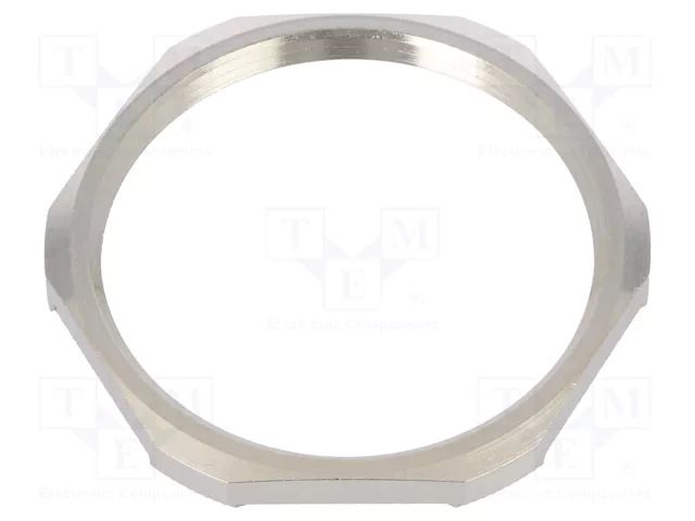 Nut; with earthing; PG42; brass; Thk: 5mm; Spanner: 6mm; Thread: PG HUMMEL HUMMEL-1167420001