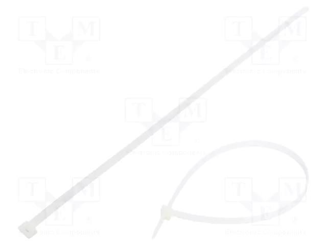 Cable tie; L: 460mm; W: 9mm; natural; polyamide; 778N; Ømax: 132mm FIX&FASTEN FIX-S-9.0X460/N