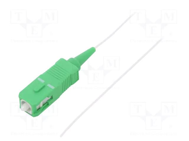Optic fiber pigtail; SC/APC; 1m; Optical fiber: 9/125um; LSZH QOLTEC QOLTEC-54129