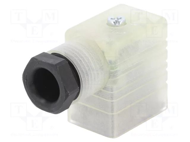 Connector: valve connector; plug; form B; 10mm; female; PIN: 3; 24V HIRSCHMANN GMNL216NJLED24HHSW