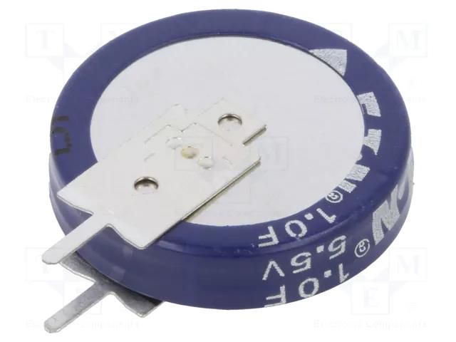 Supercapacitor; THT; 1F; 5.5VDC; -20÷80%; Ø19x19.7mm; 30Ω; -25÷70°C EATON ELECTRONICS KR-5R5V105-R